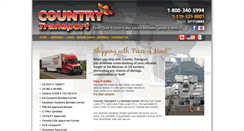 Desktop Screenshot of countrytransport.com